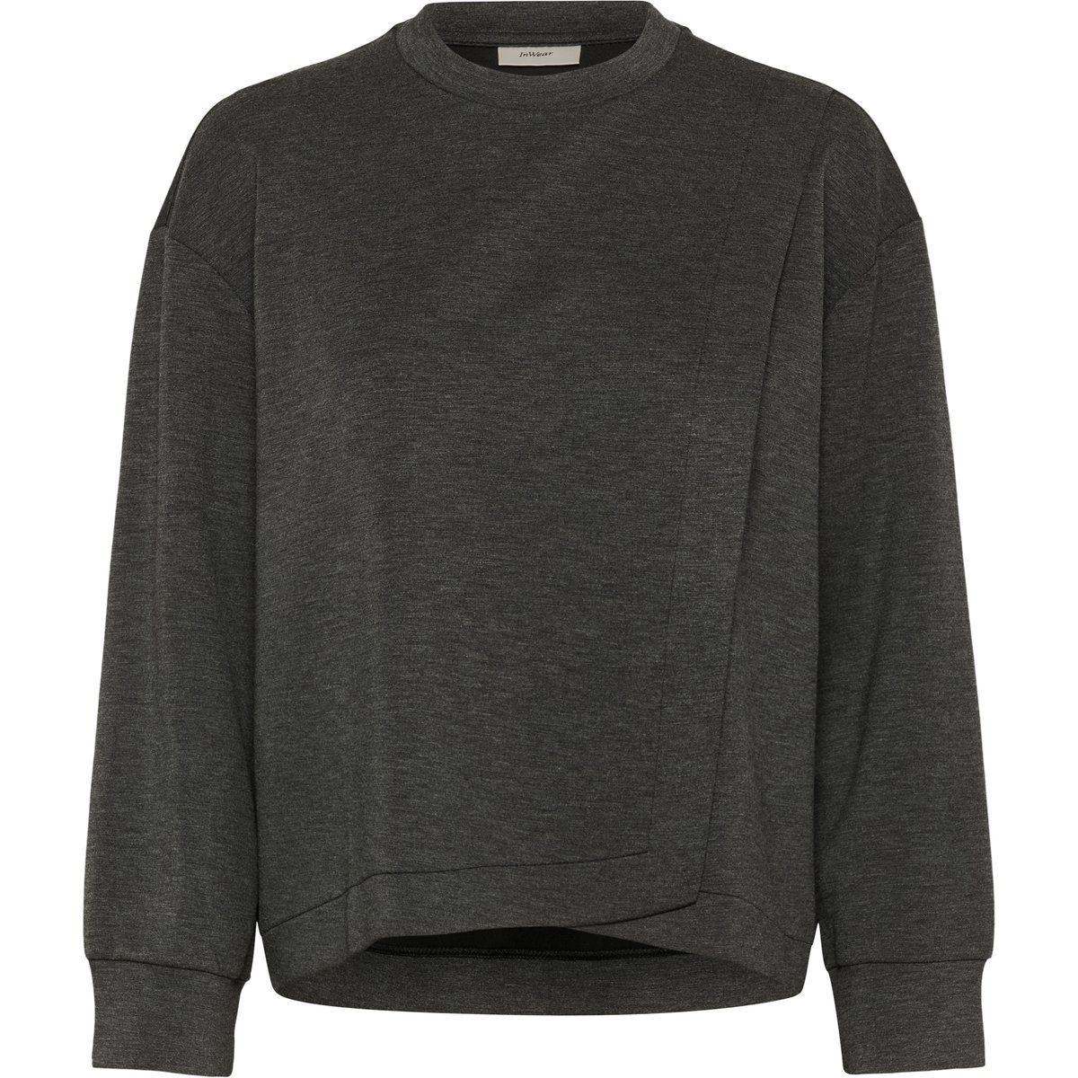 Sweatshirt mit asymmetrischer Vorderseite