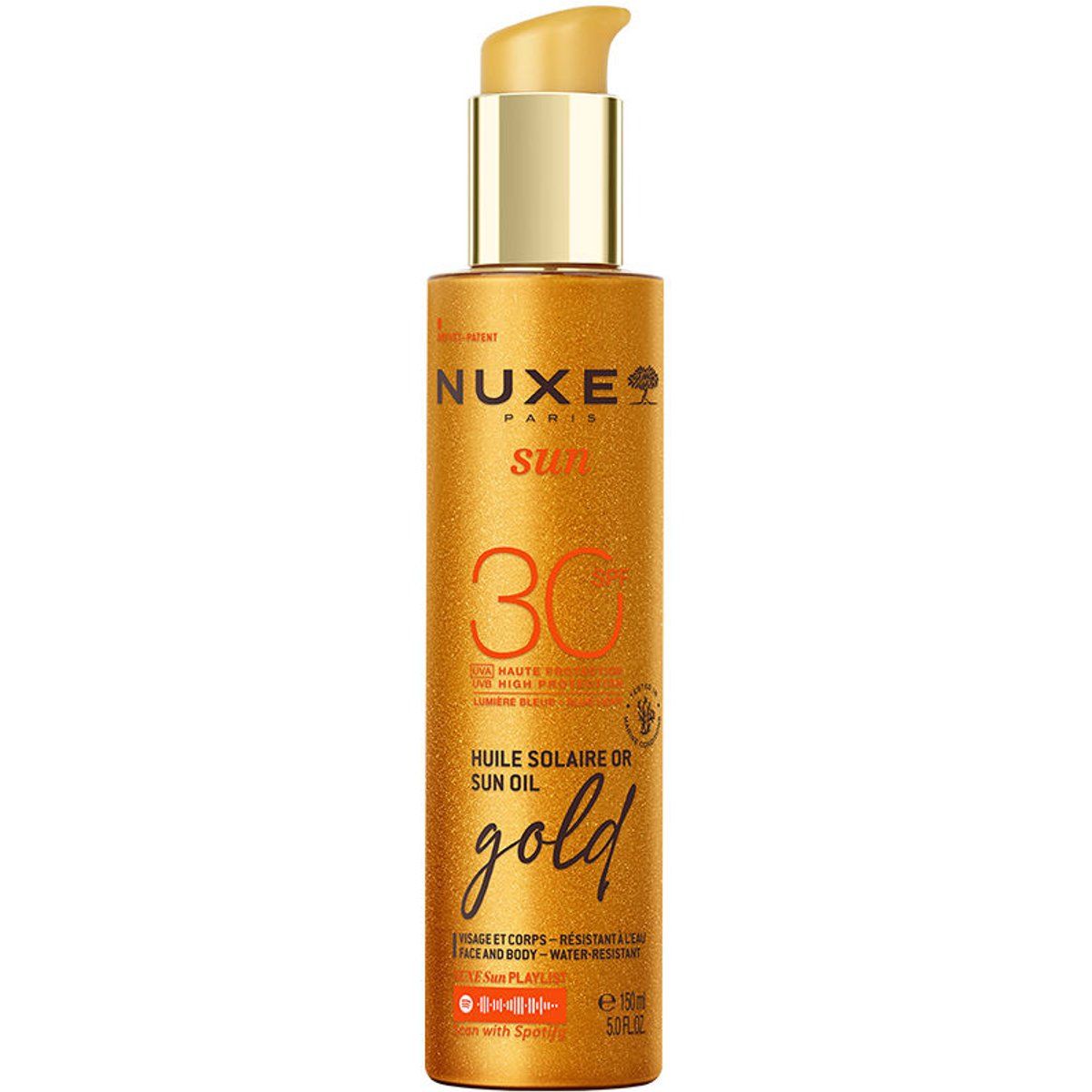 Goldener Strahlender Sonnenschutz