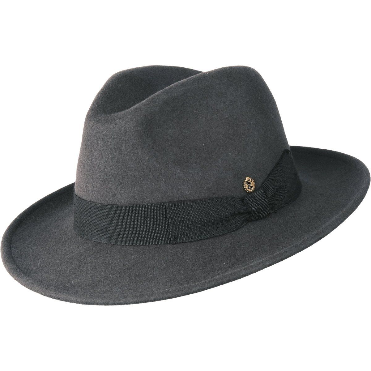 Eleganter handgefertigter Wollfedora