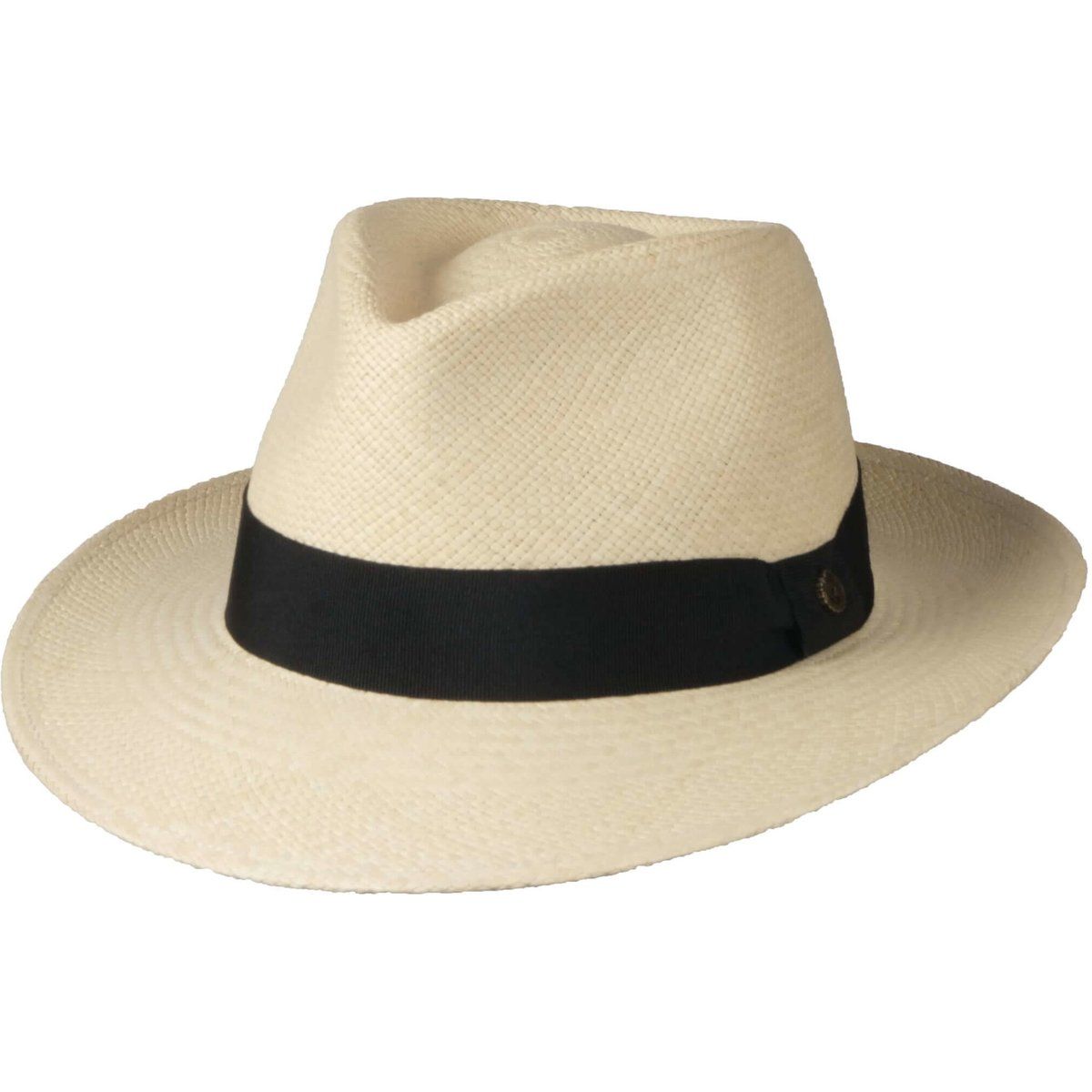 Eleganter handgefertigter Stroh-Fedora