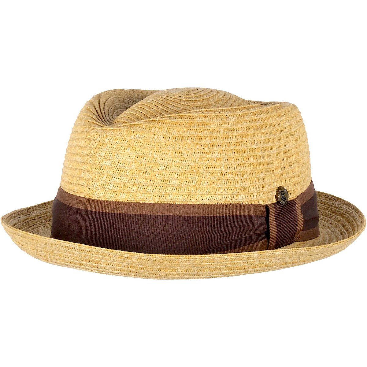 Klassischer gewebter Stroh-Fedora-Hut