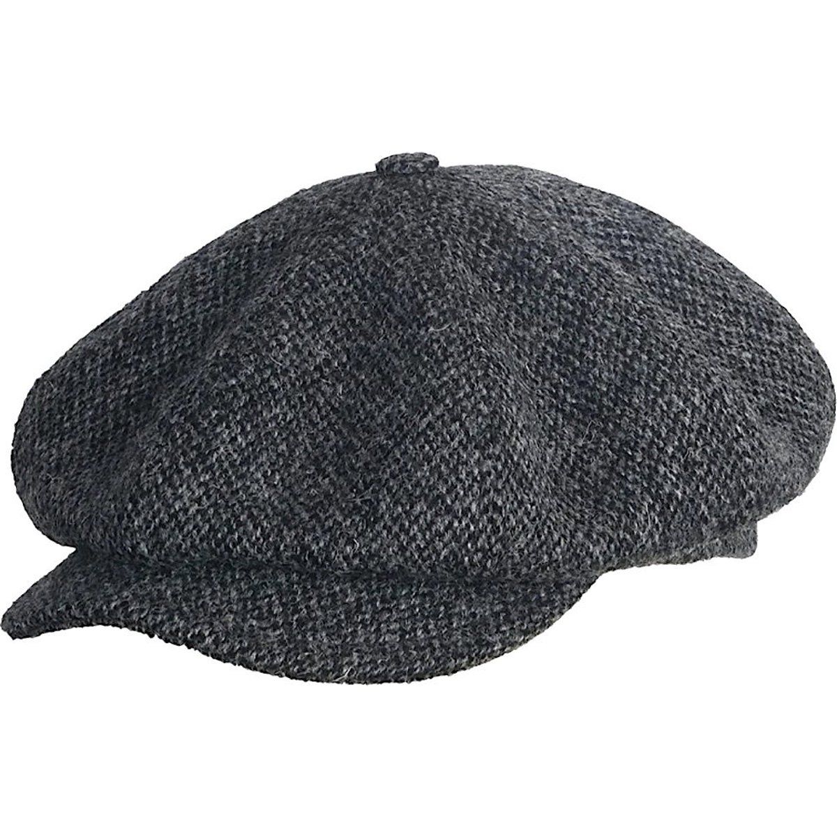 Klassische Harris Tweed Schiebermütze