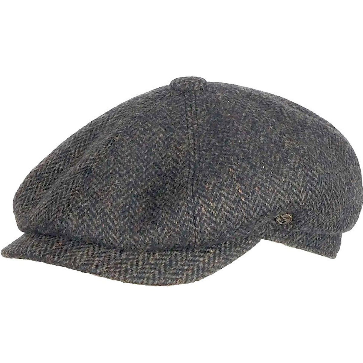 Schiebermütze Bosaro Brood Herringbone grau