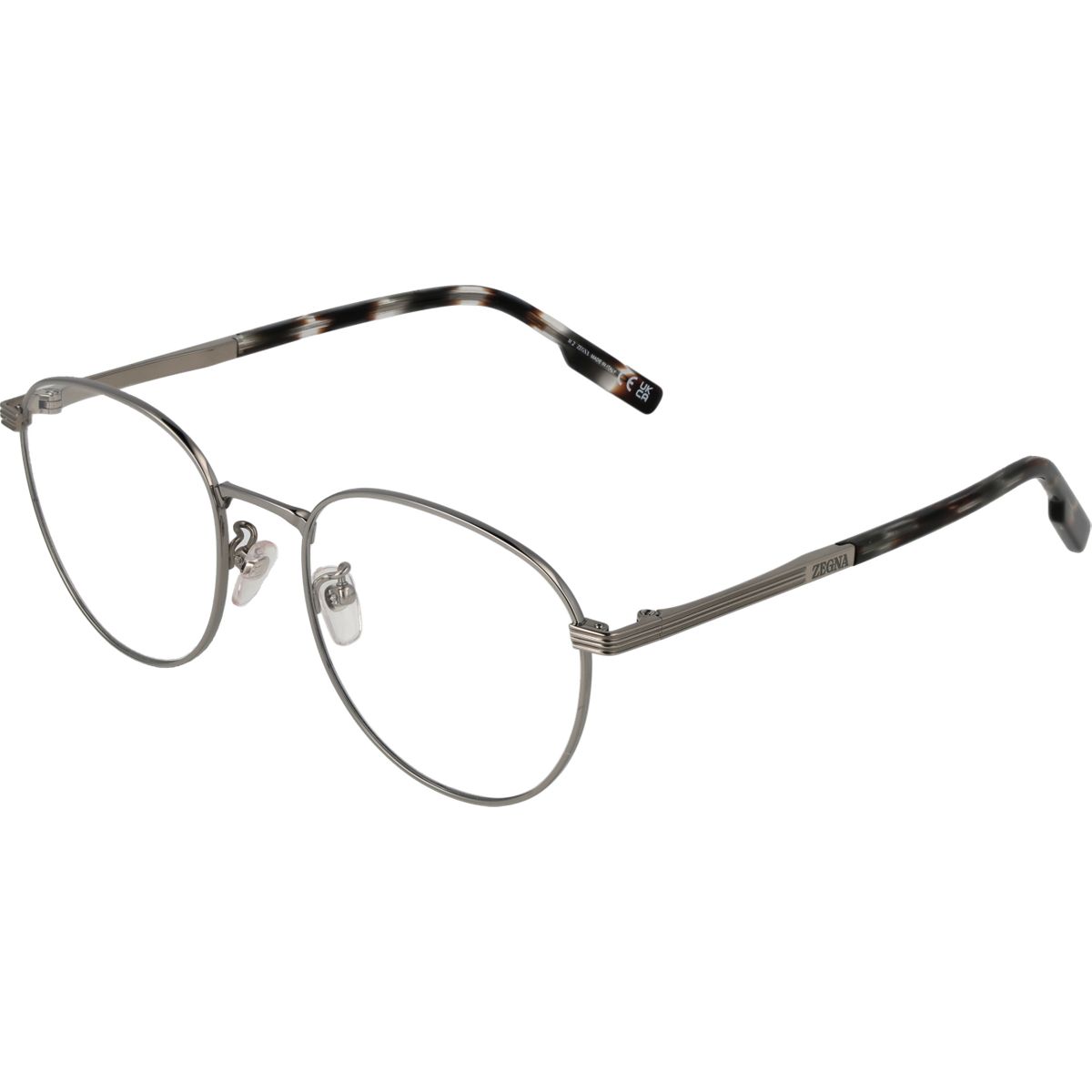 Klassische runde Titanbrille