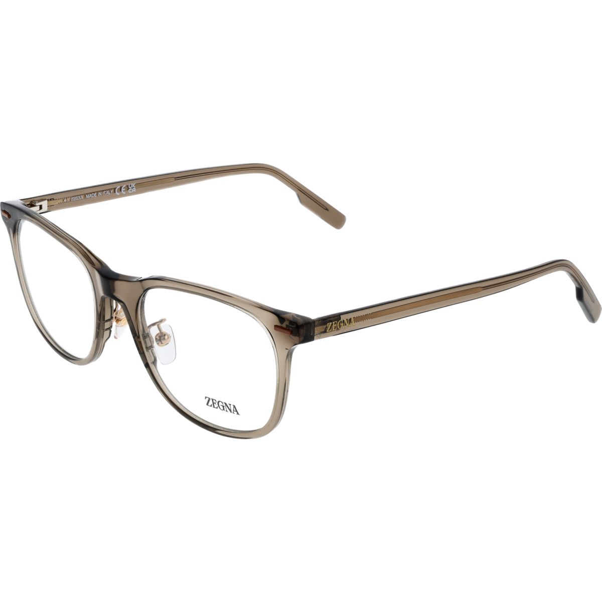 Rechteckige Vollrand-Brille aus Acetat