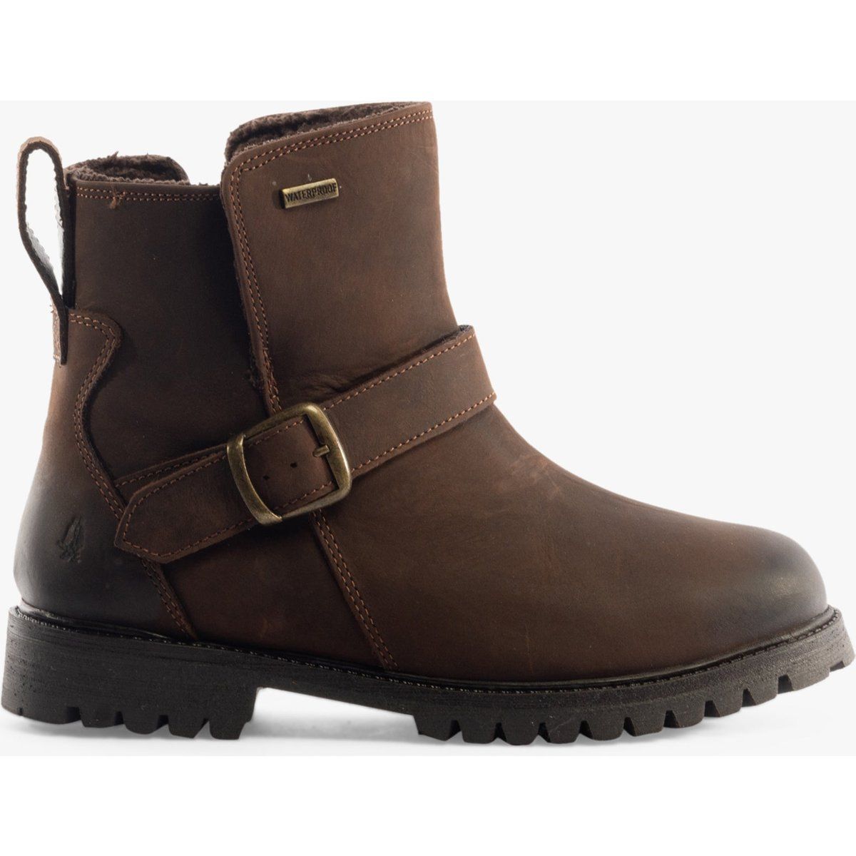 Hush Puppies Wakely Damenstiefel aus braunem Leder