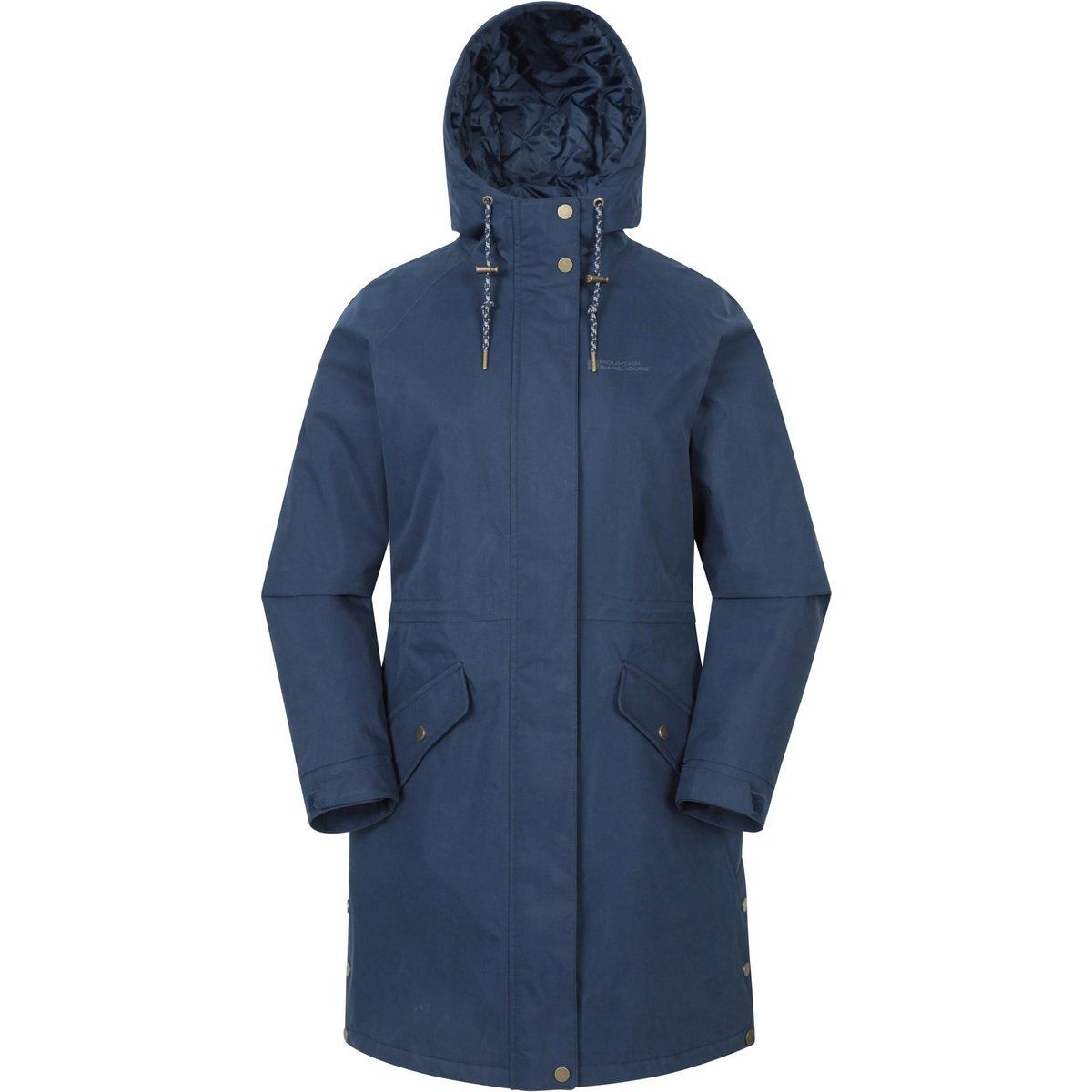 Mountain Warehouse - "Polperro" Jacke, wasserfest Wattiert für Damen (Marineblau)