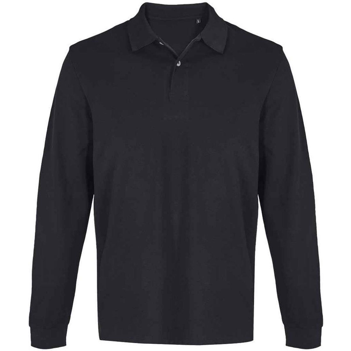 Klassisches Langarm-Poloshirt