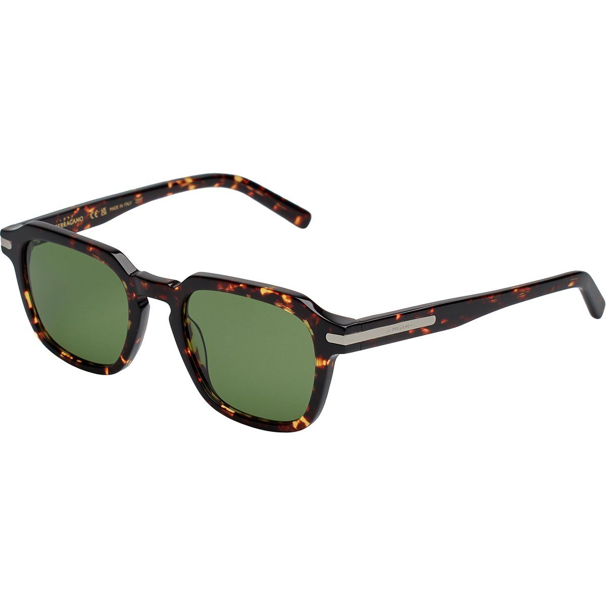 Klassische Rechteckige Acetat-Sonnenbrille