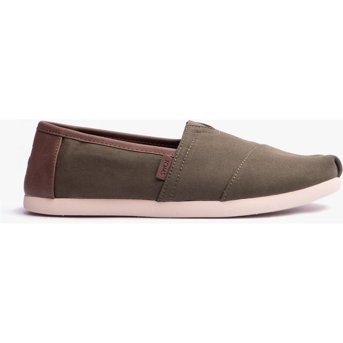 Herren Espadrille aus olivgrünem Canvas
