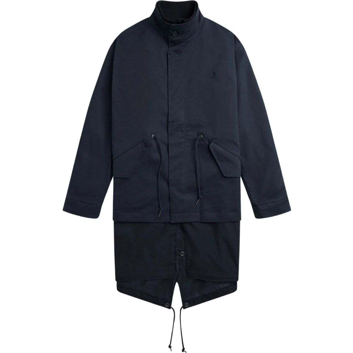 Doppellagiger Fishtail-Parka