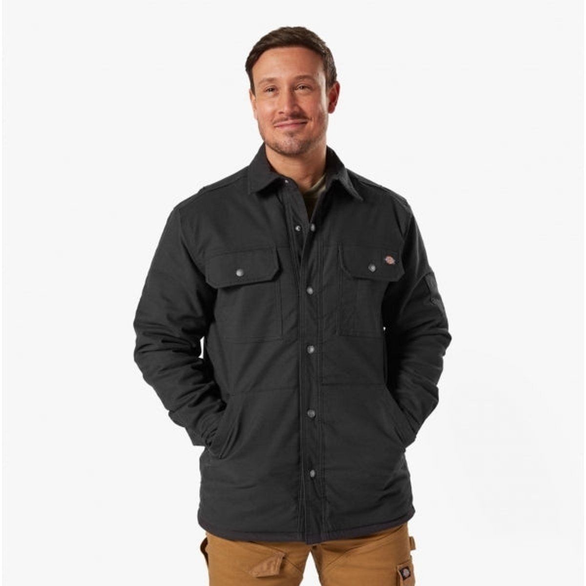 DUCK Herren Hemdjacke Schwarz