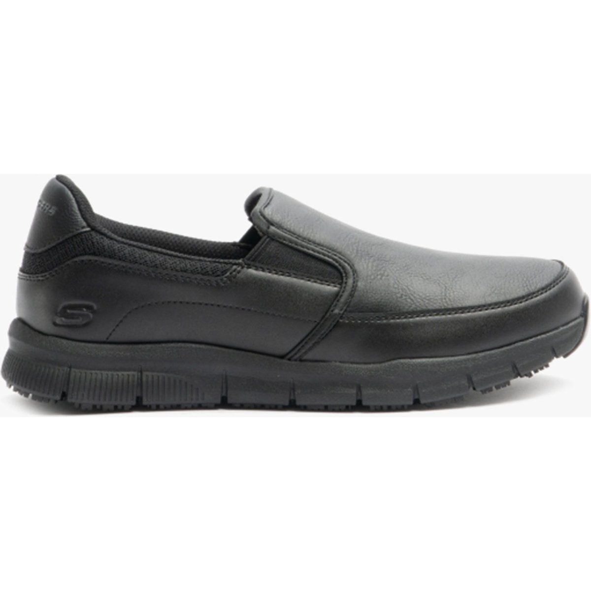 RELAXED FIT - NAMPA GROTON Herren Slipper Schwarz