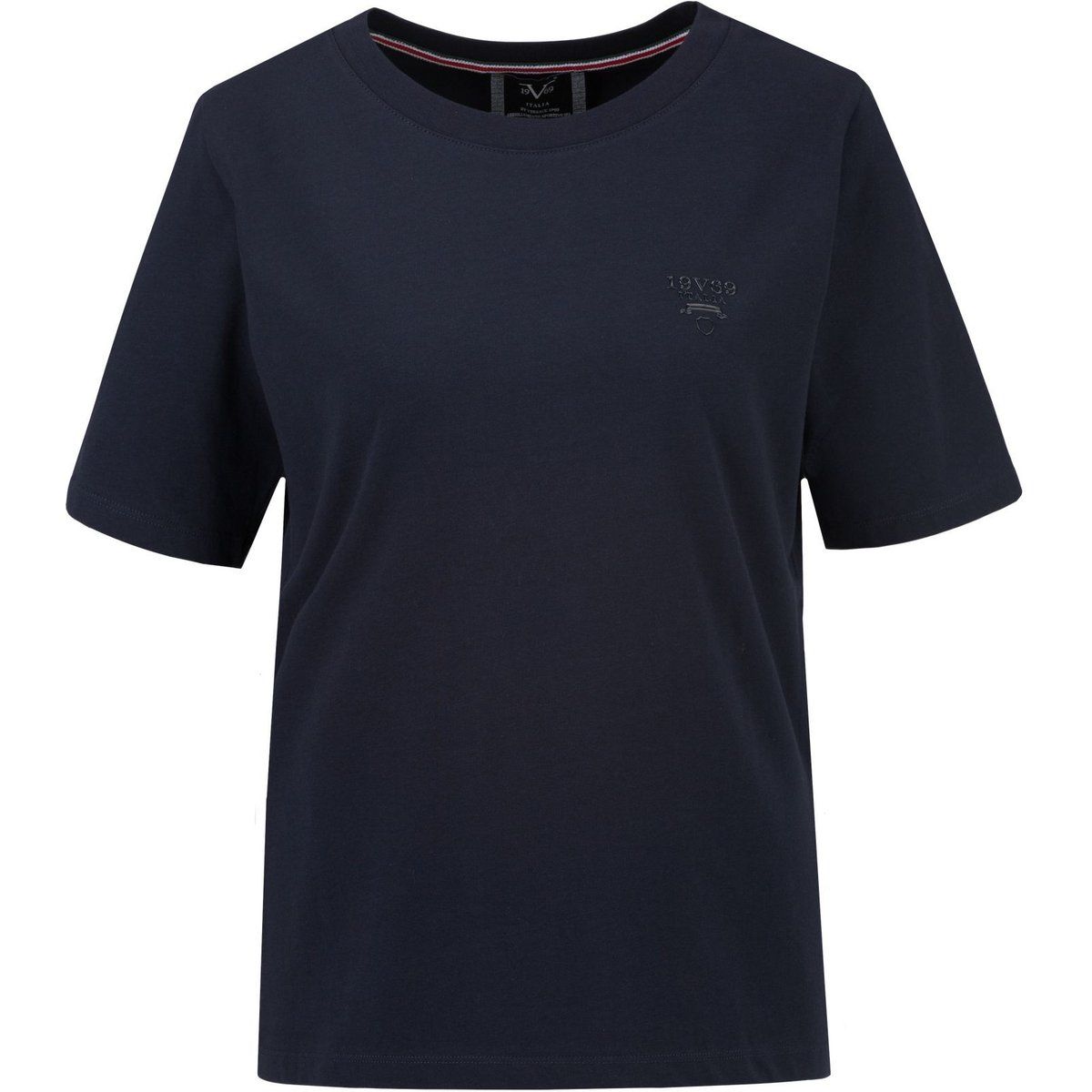 Klassisches Jersey-T-Shirt aus Baumwolle
