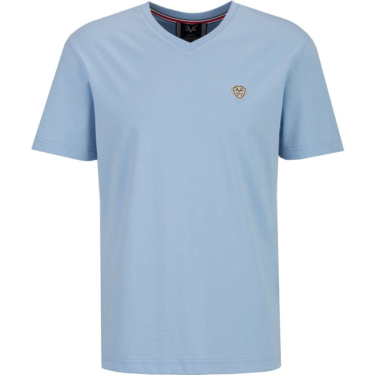 Modernes V-Ausschnitt Freizeit T-Shirt