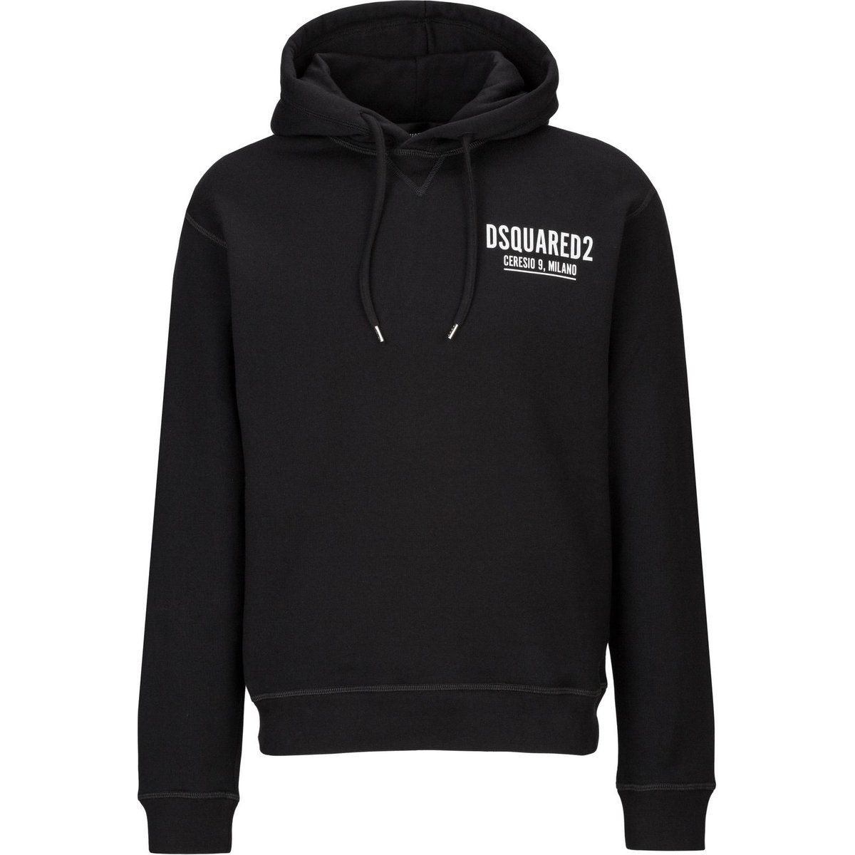 Moderner Kapuzenpullover mit Logo-Print