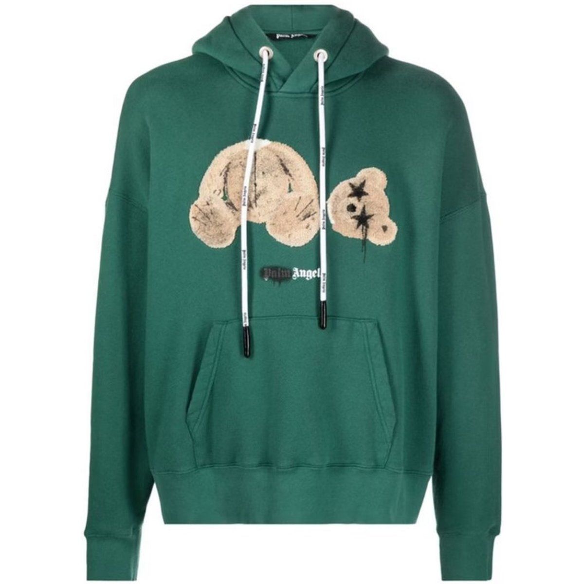 Palm Angels Kill Bear Grüner Hoodie