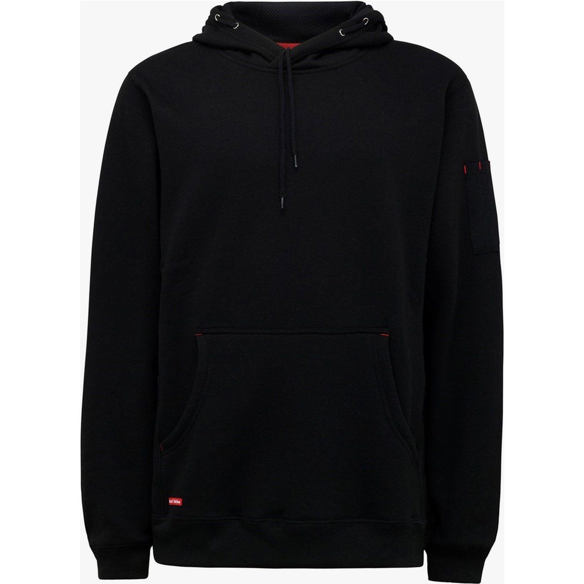 Hard Yakka GEBÜRSTETER FLEECE Herren Sweatshirt Schwarz