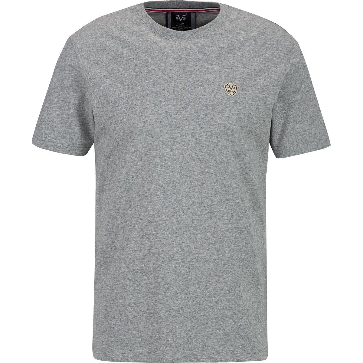 Herren Baumwoll T-Shirt mit Rundhalsausschnitt