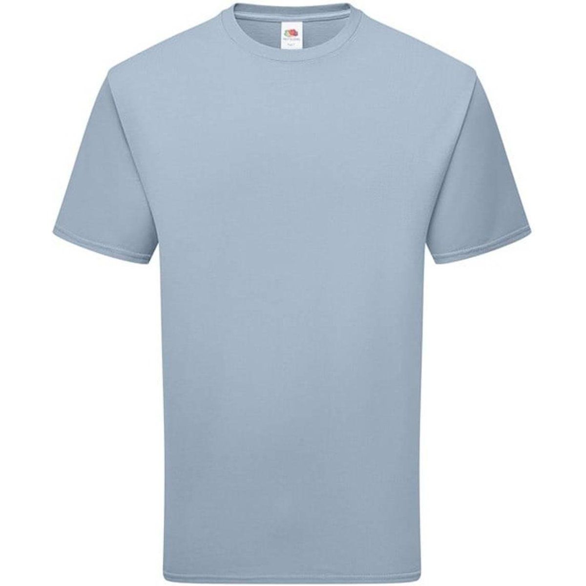 Unisex Einfarbiges Kurzarm T-Shirt