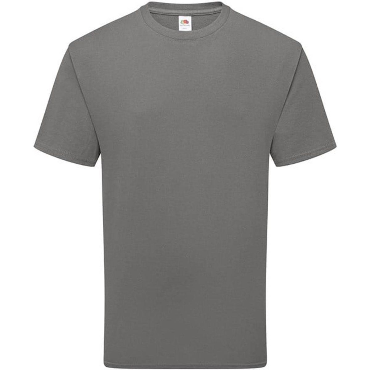 Fruit of the Loom - T-Shirt für Herren/Damen Unisex (Hellgrau)