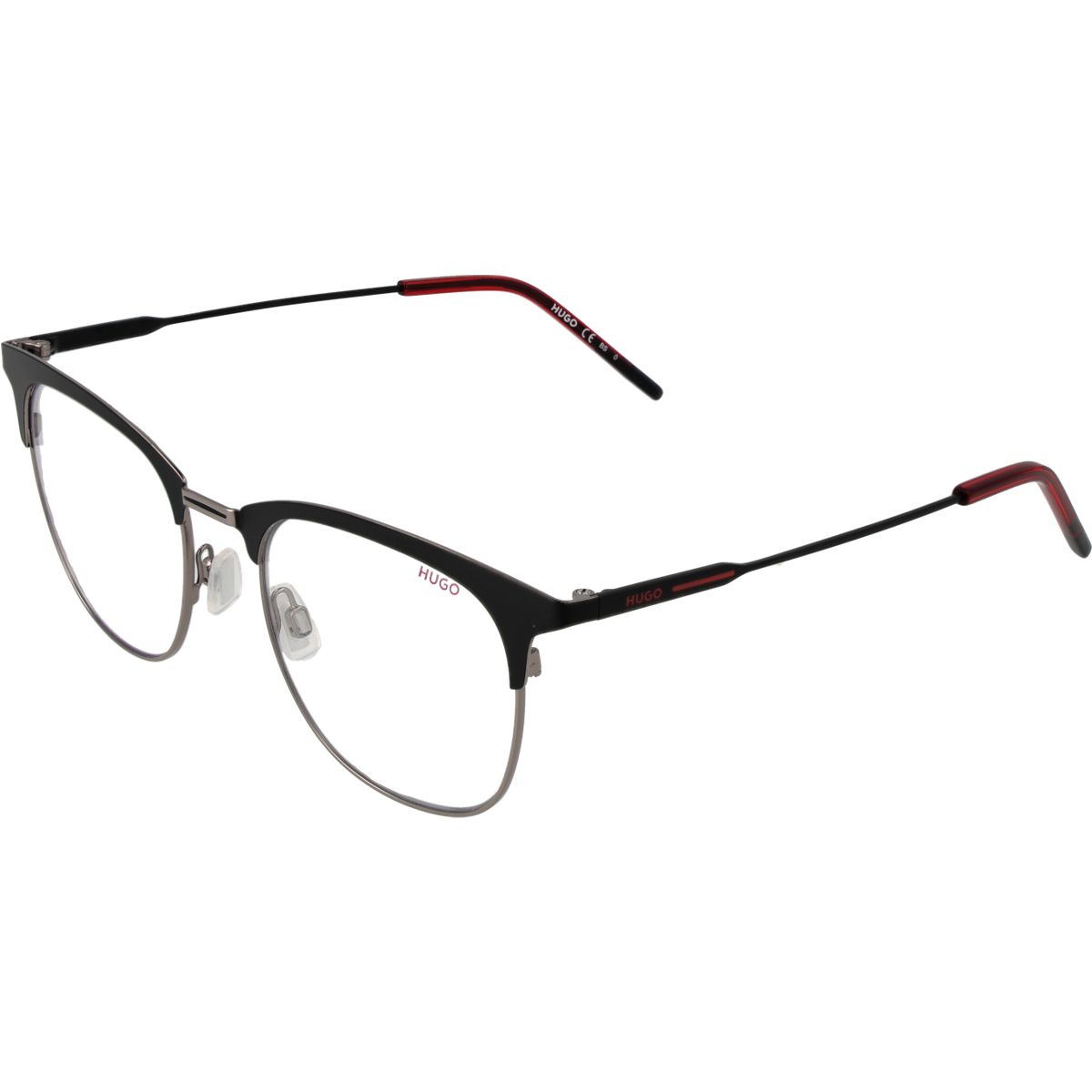 Browline-Brille mit Metallrahmen