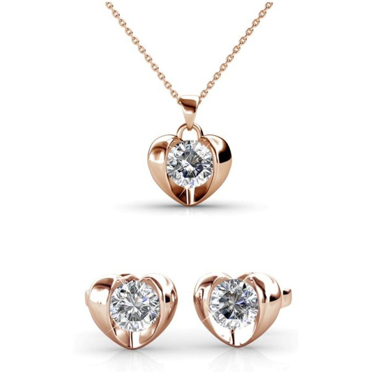 Simply Love Herz-Schmuckset