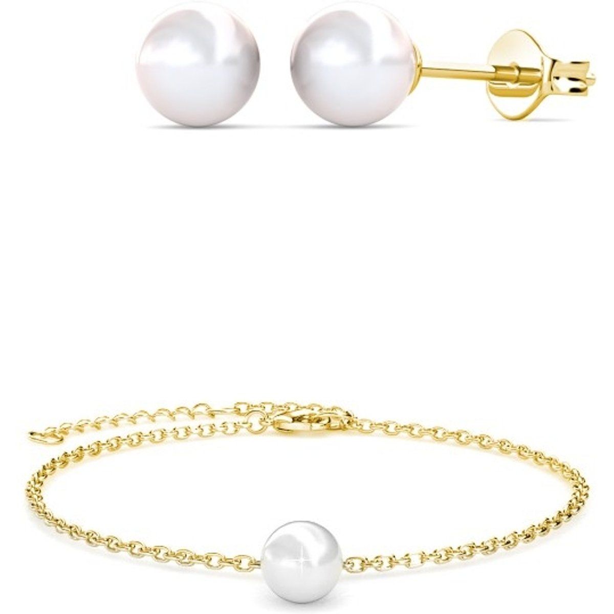 Perlen-Schmuckset Vollmond