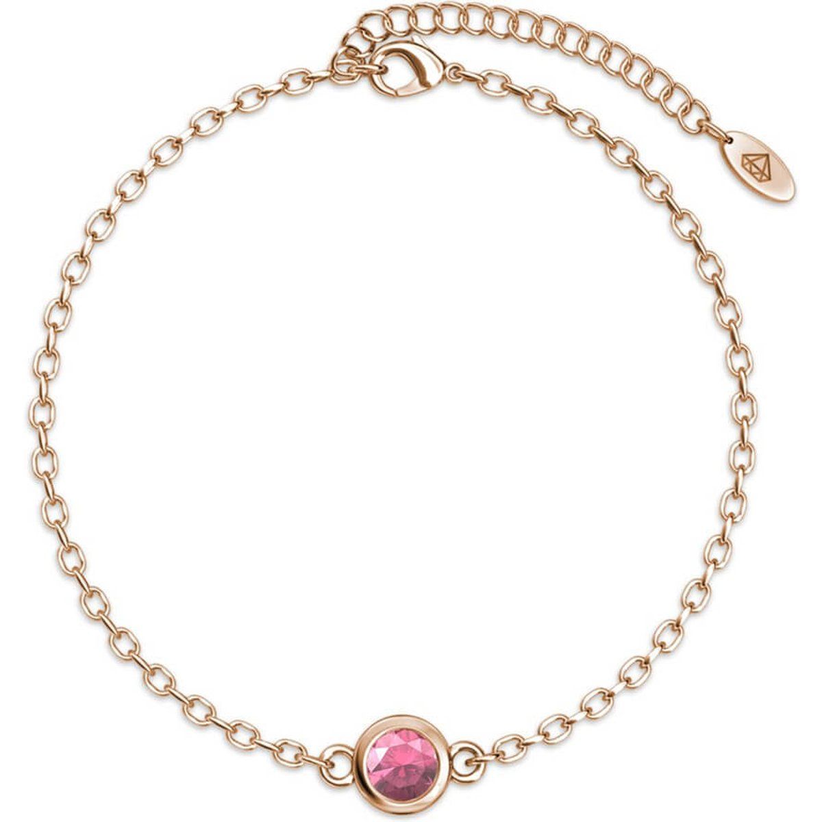 Filigranes Geburtsstein-Kettenarmband