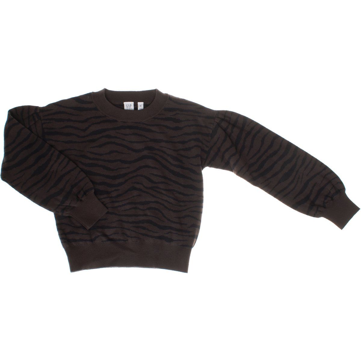 Mädchen Strickpullover mit Zebra-Muster