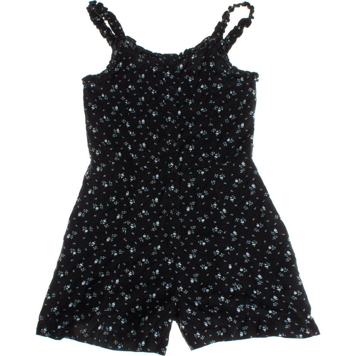 Ärmelloser Mädchen-Jumpsuit mit Blumendruck