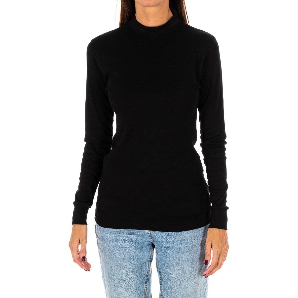 Klassisches Langarmshirt mit Rollkragen