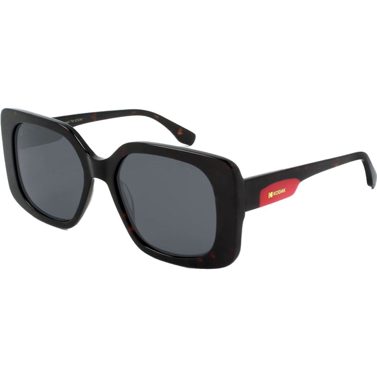 Übergroße geometrische Sonnenbrille