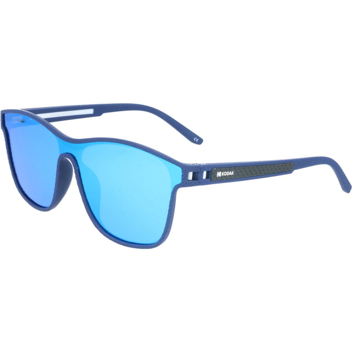 Sportliche Polarisierte Sonnenbrille im Shield-Design