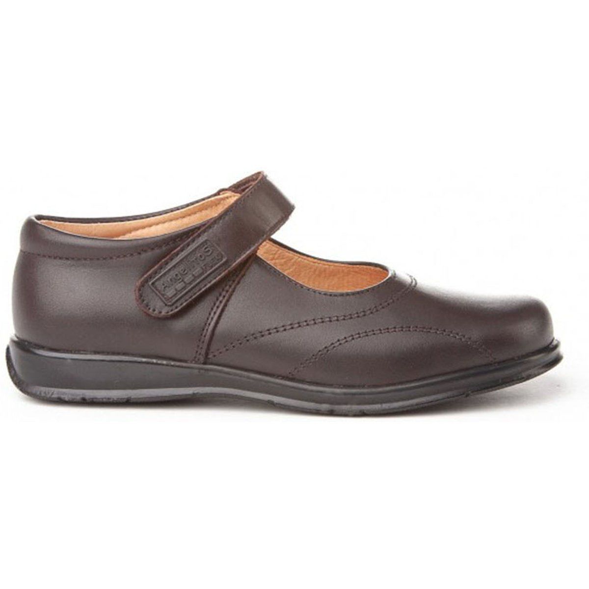 Schul-Ballerina-Schuhe aus Leder