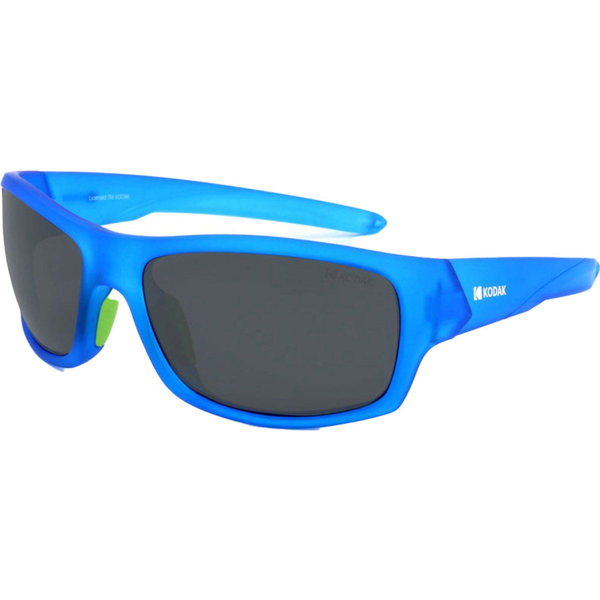 Sportliche rechteckige Herren Sonnenbrille, blau
