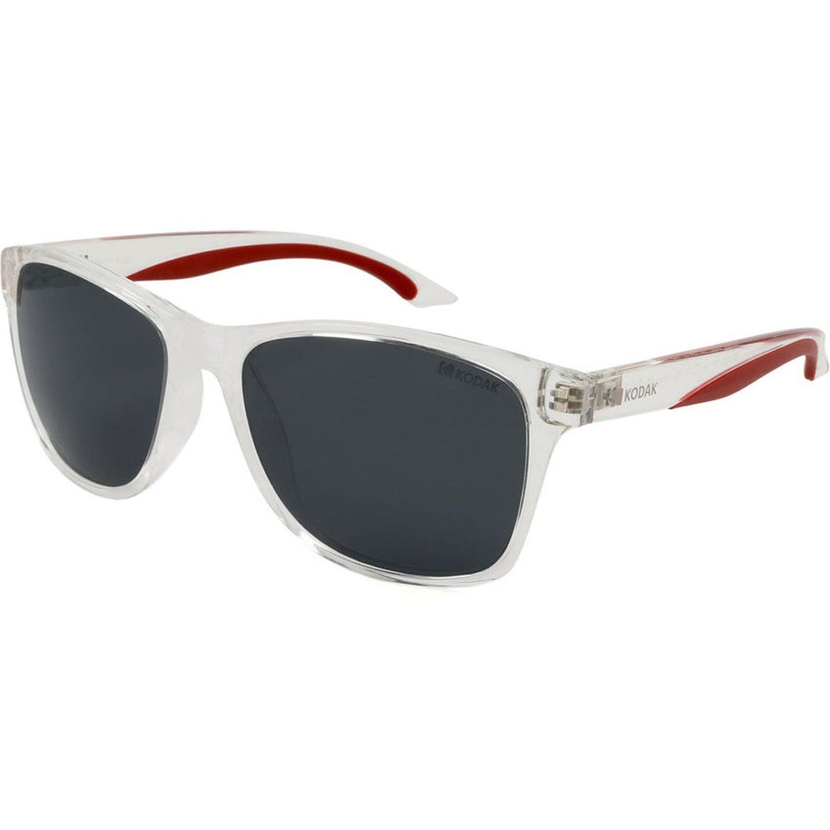 Sportliche Sonnenbrille mit rechteckigem Rahmen