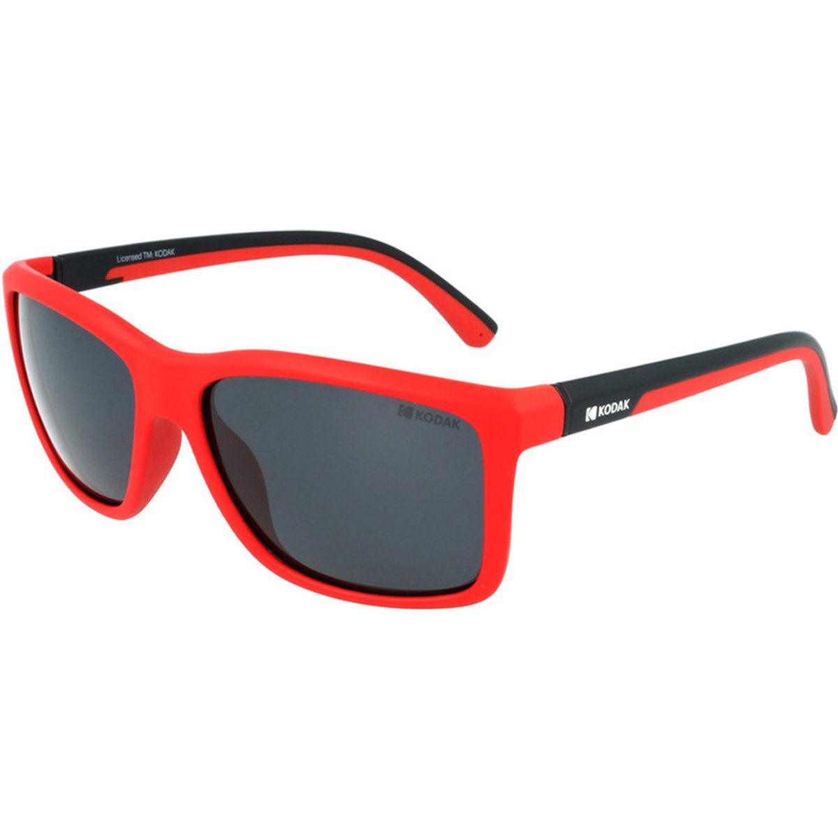 Sportliche rechteckige Sonnenbrille mit Logo-Detail