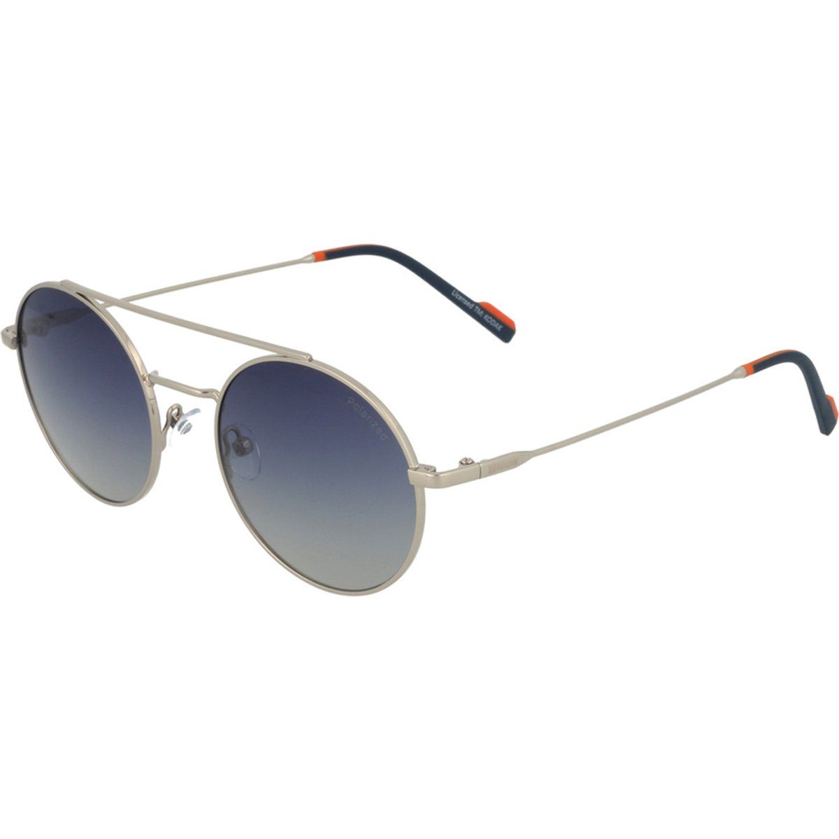Runde polarisierte Doppelsteg-Sonnenbrille