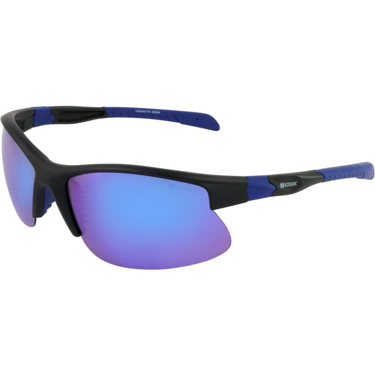 Herren Sport Sonnenbrille mit blauen Akzenten