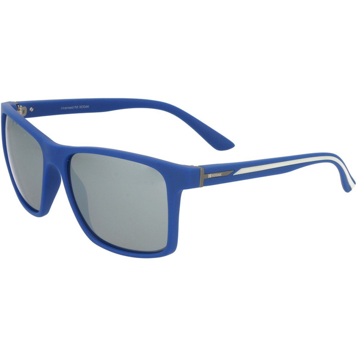 Sportliche Sonnenbrille mit rechteckigem Rahmen