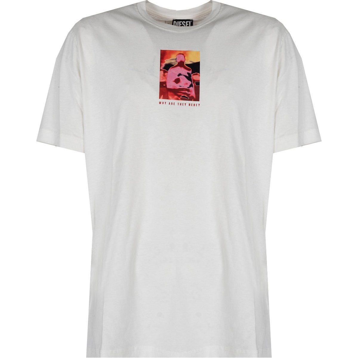 Diesel T-Shirt Just Herren weiß