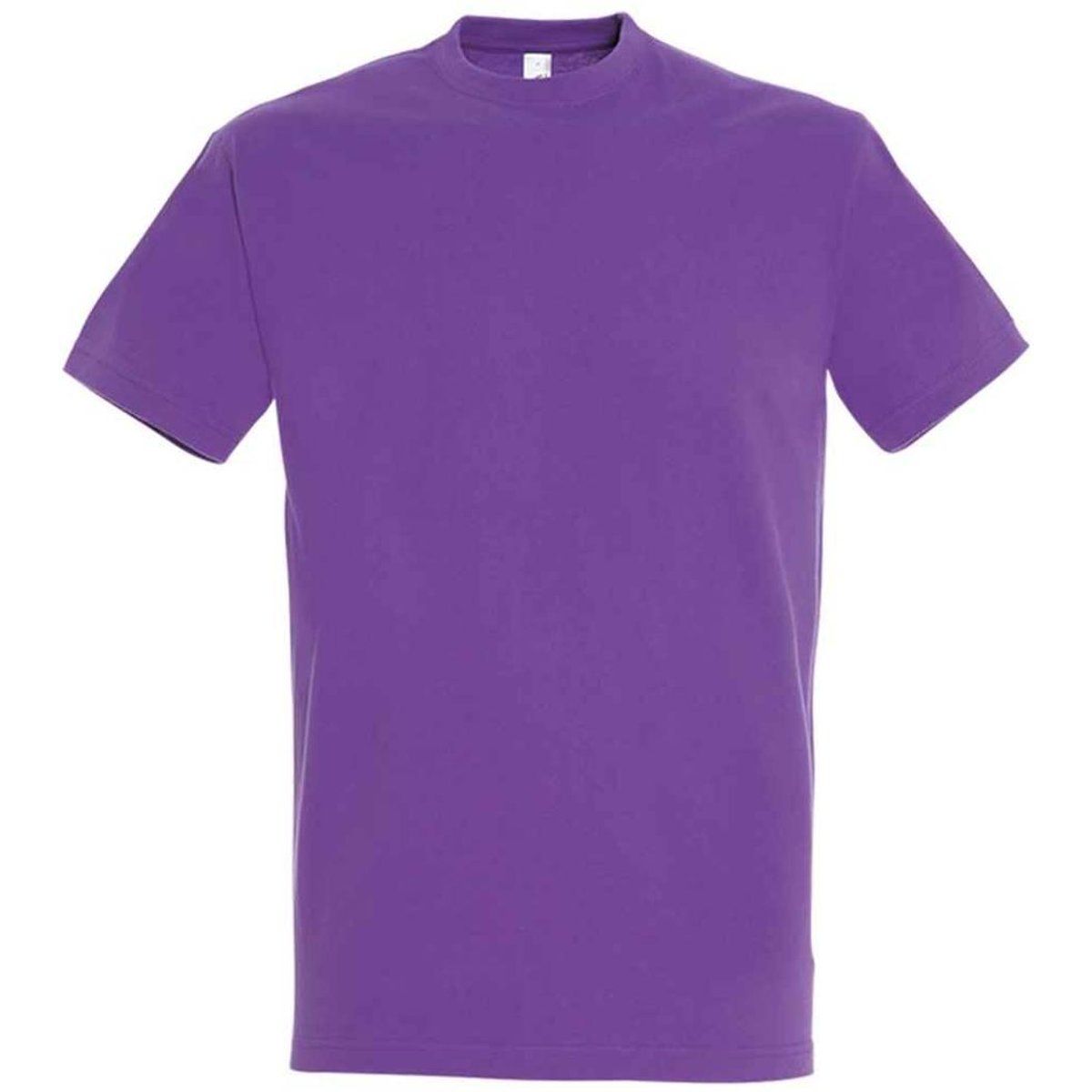 Schweres Baumwoll-T-Shirt mit Rundhalsausschnitt