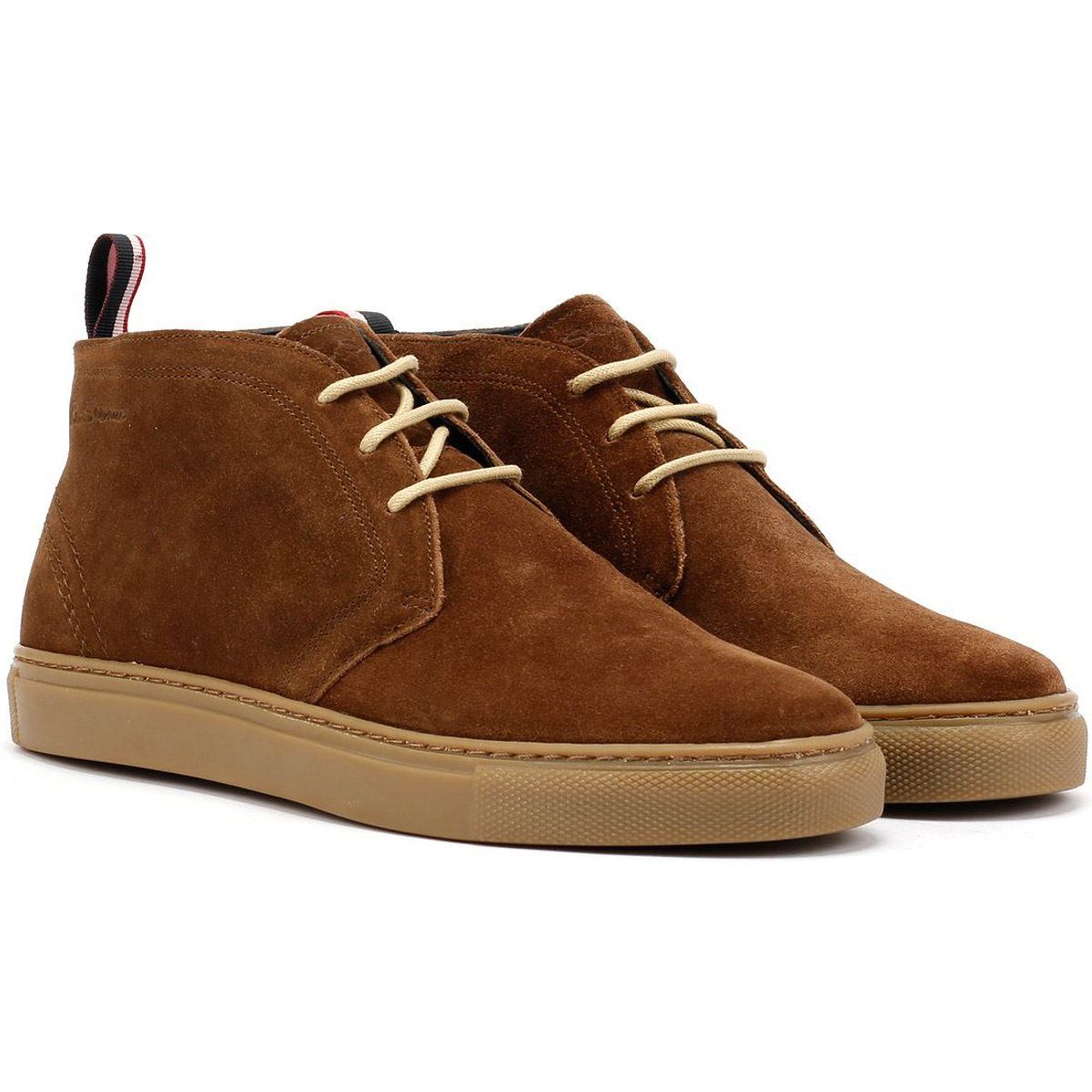 Chukka-Stiefel aus Wildleder mit Gummisohle