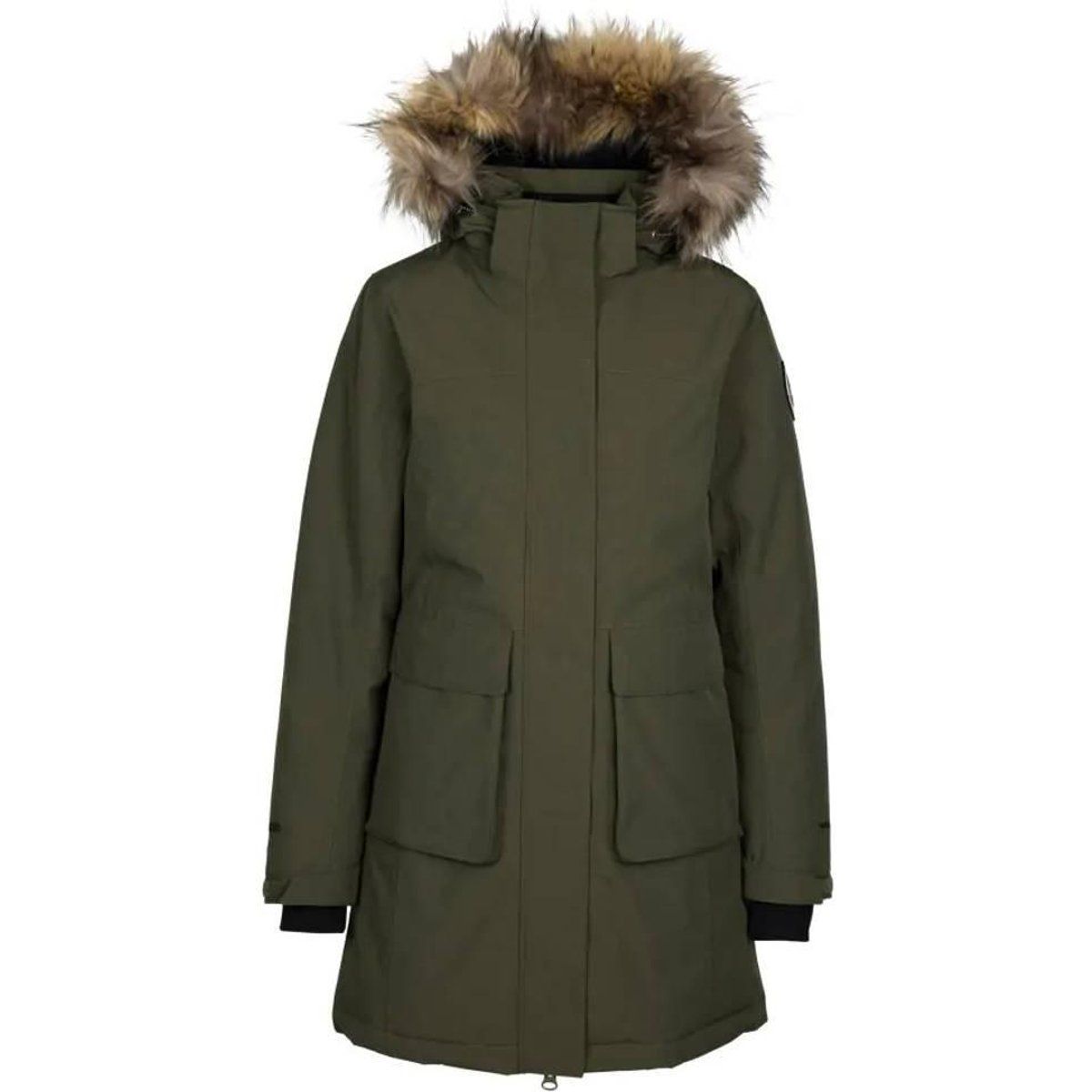 Damen/Damen Ellington DLX Jacke (Dunkelrot)