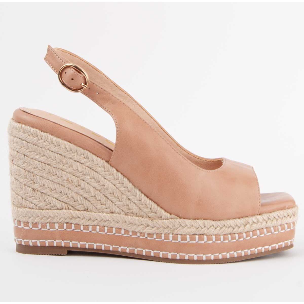 Espadrille Slingback Keilsandalette