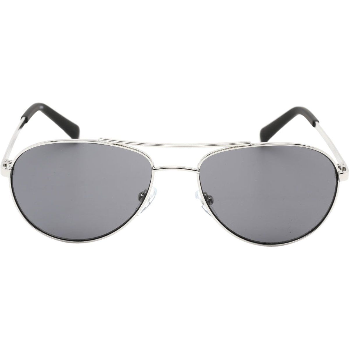 Aviator Sonnenbrille mit silbernem Metallrahmen
