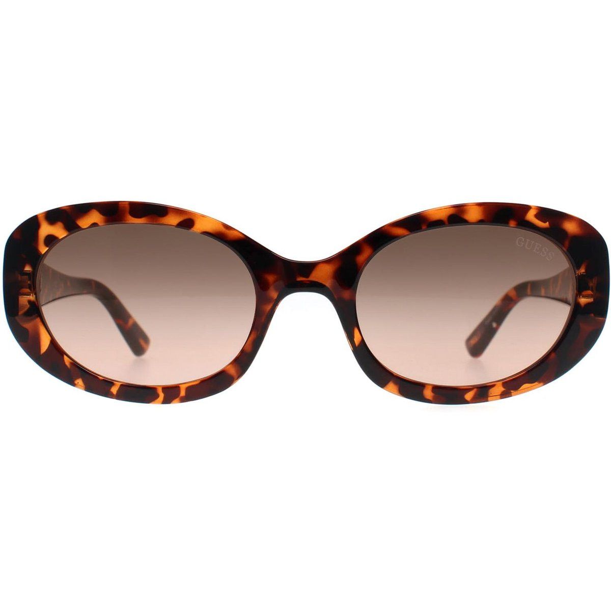 Ovale Schildpatt-Sonnenbrille