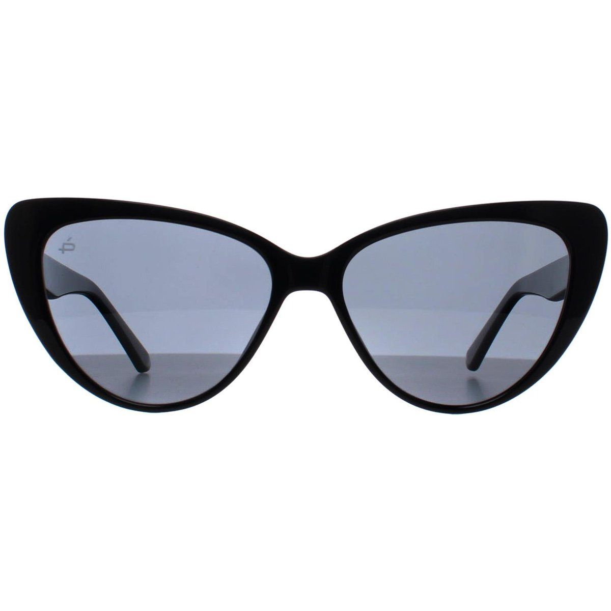 Cat-Eye Sonnenbrille in Schwarz und Grau