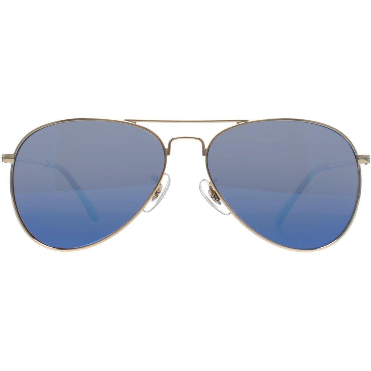 Klassische Pilotenbrille Blau Verlauf Gläser